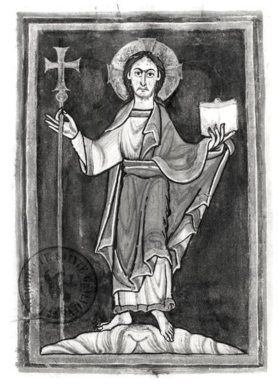 Christ, from a Benedictional by French School